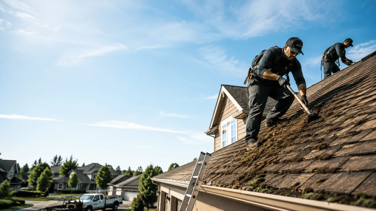 Roof Moss Removal in Danforth, IL near me